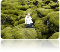 naturaleza en el sur de Islandia flora islandesa