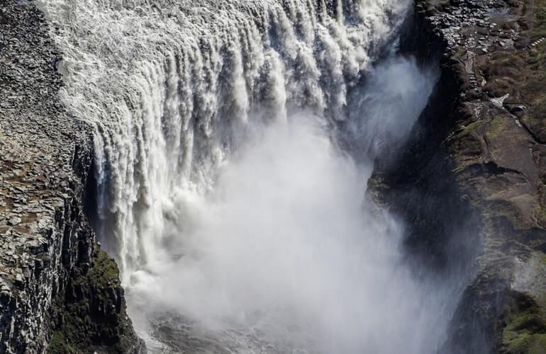 cascada dettifoss, norte de Islandia