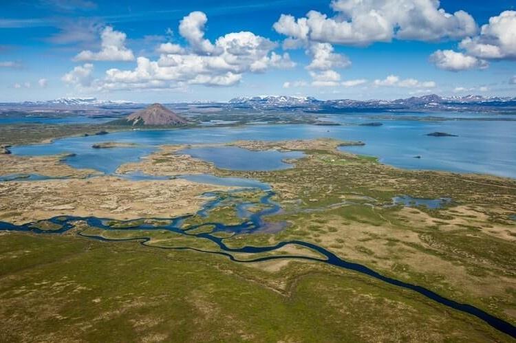 lago Mývatn, norte de Islandia