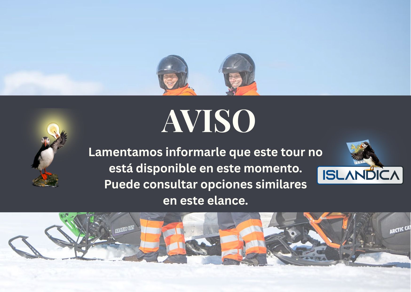 snowmobilde myrdalsjokull glacier spanish