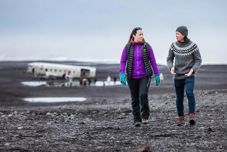 Avión abandonado en Islandia
