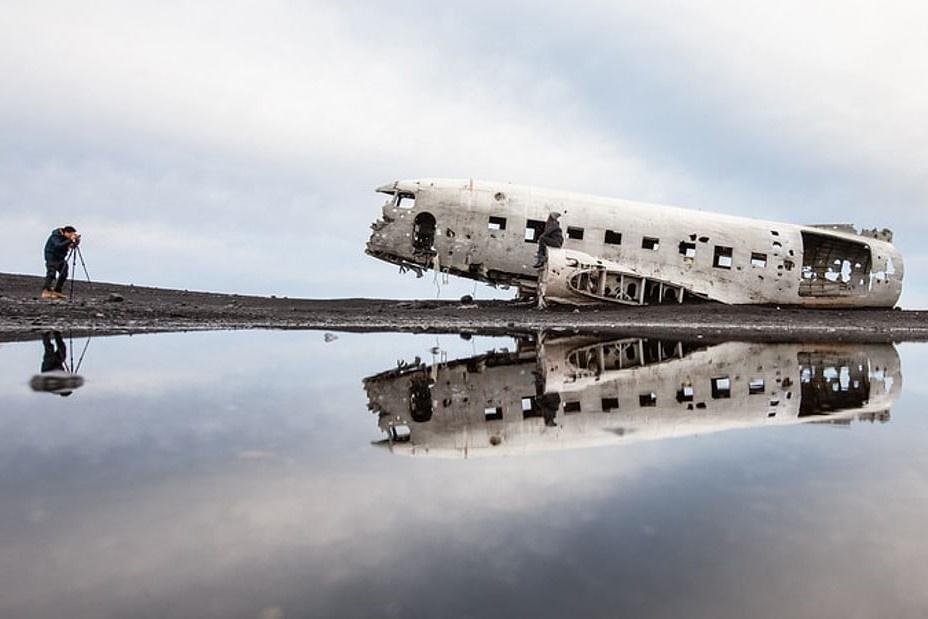 Avión abandonado en Sólheimsandur