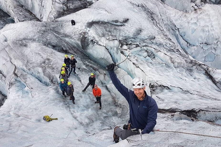 Escalada en el glaciar Vatnajökull