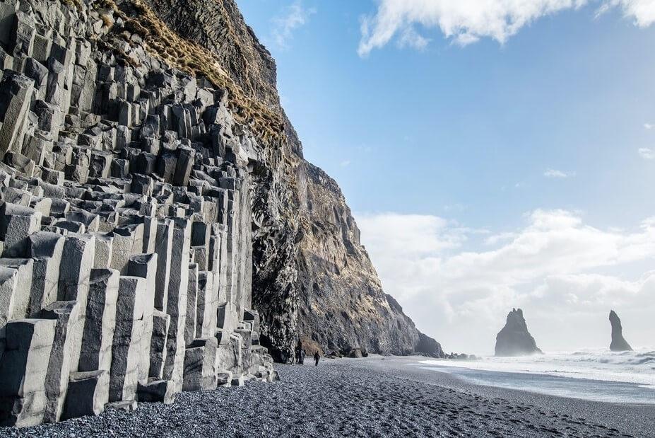 Playa Reynisfkara, costa sur de Islandia