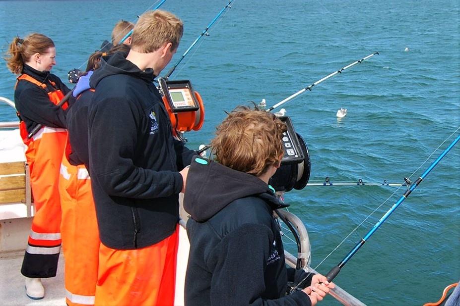 Pesca en Húsavík, Islandia