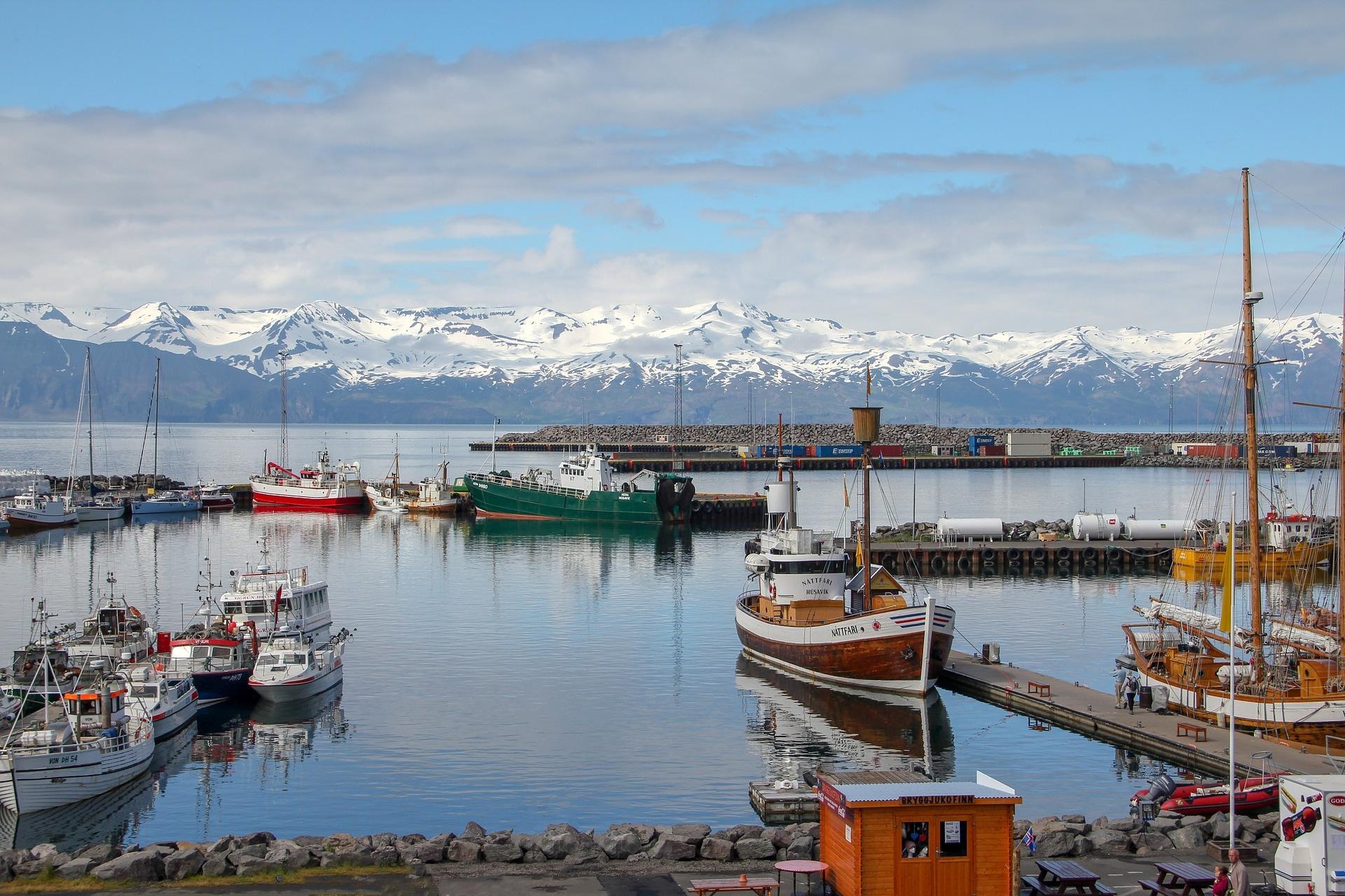 El puerto de Húsavík