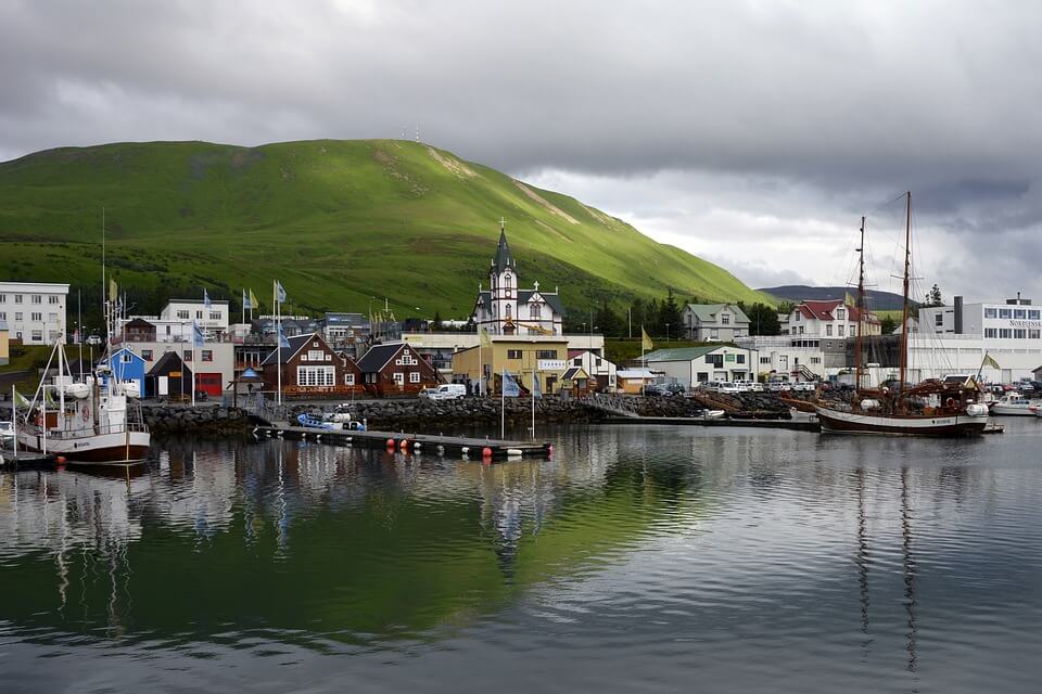 El puerto de Húsavík