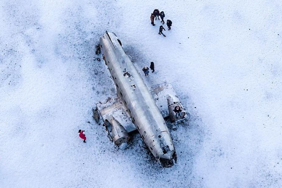 Plane Wreck in South Iceland