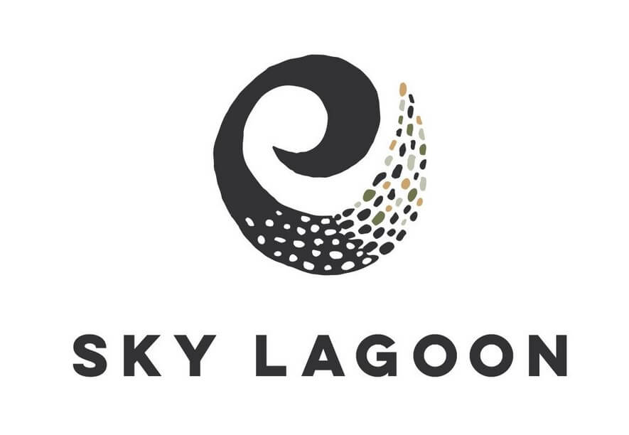 Sky Lagoon logo Sky Lagoon logo in Iceland