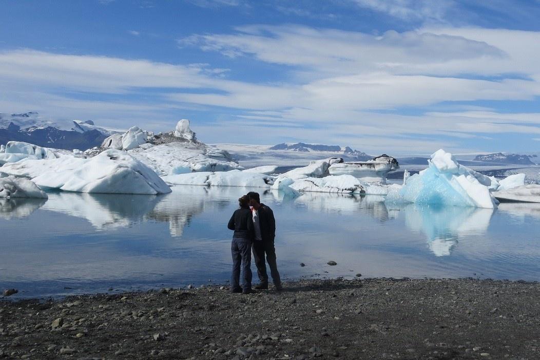 Laguna glaciar Jokulsarlon, sureste de Islandia