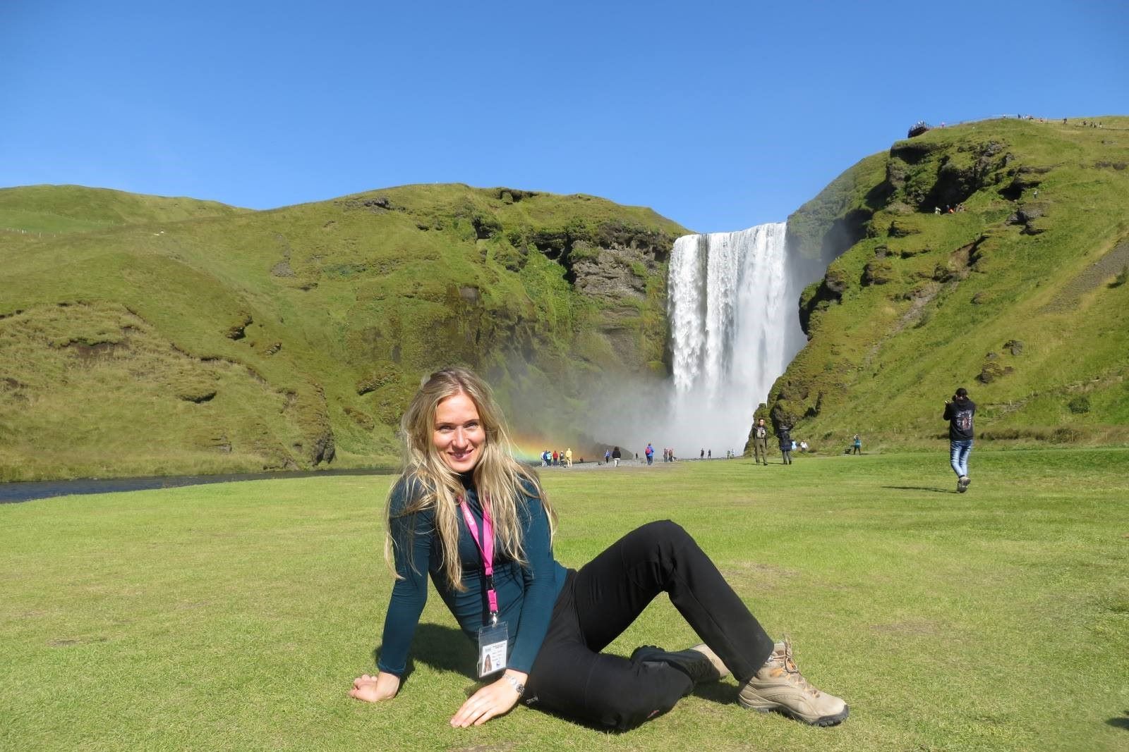 Skogafoss Zuzana en Islandia