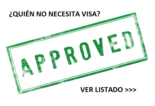 visa no se requiere