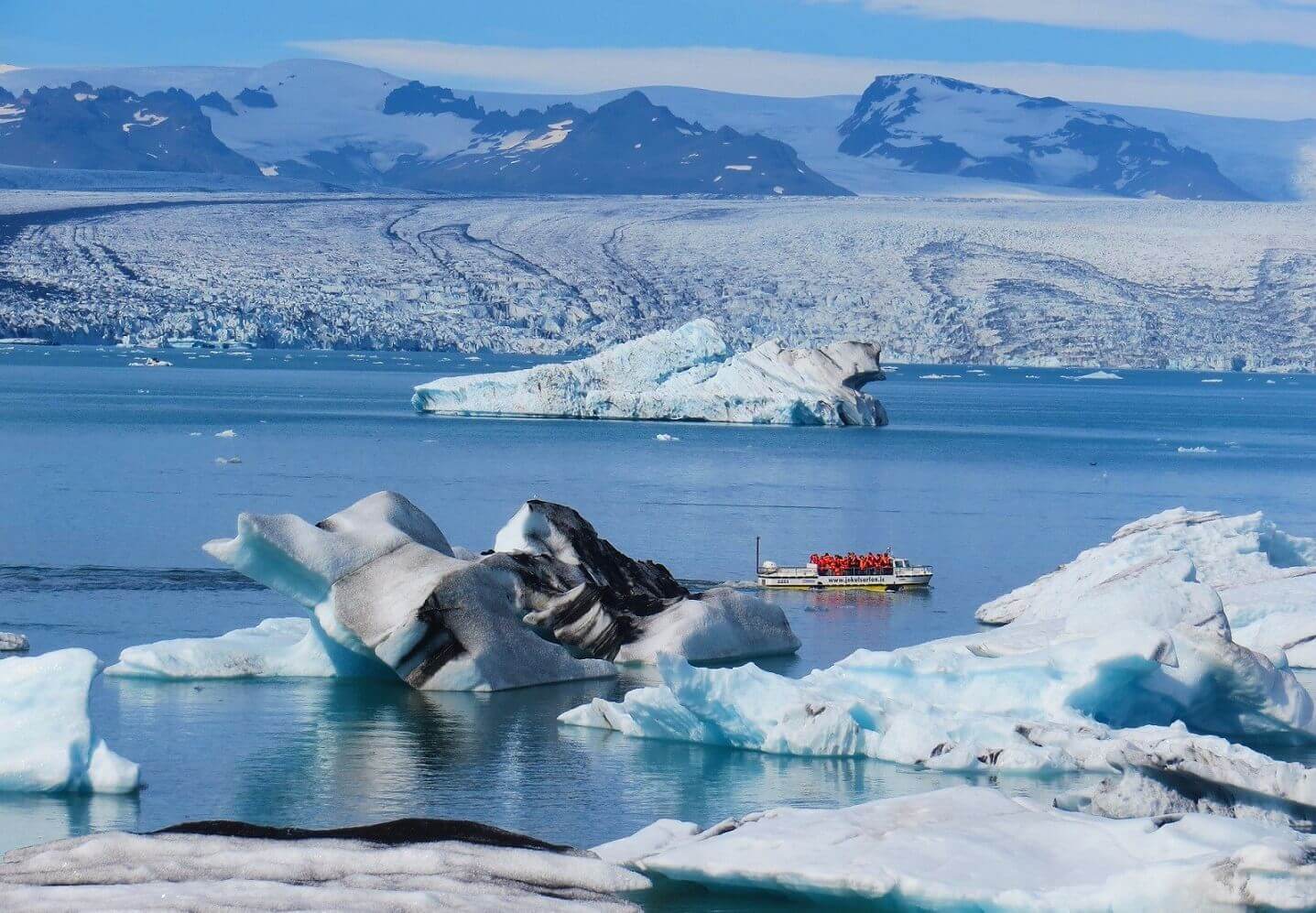  impressive lagoon of the Jökulsárlón Glacier