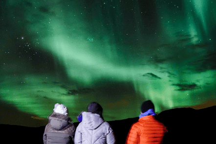 auroras en jeep Islandia auroras en super jeep