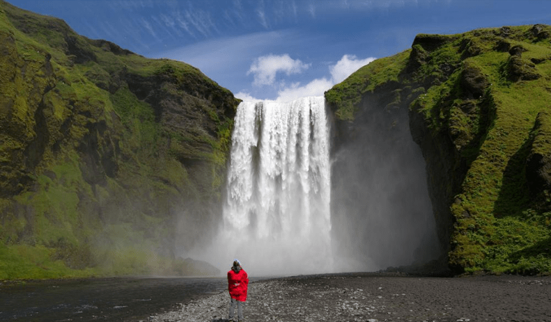 Cascada costa sur excursion