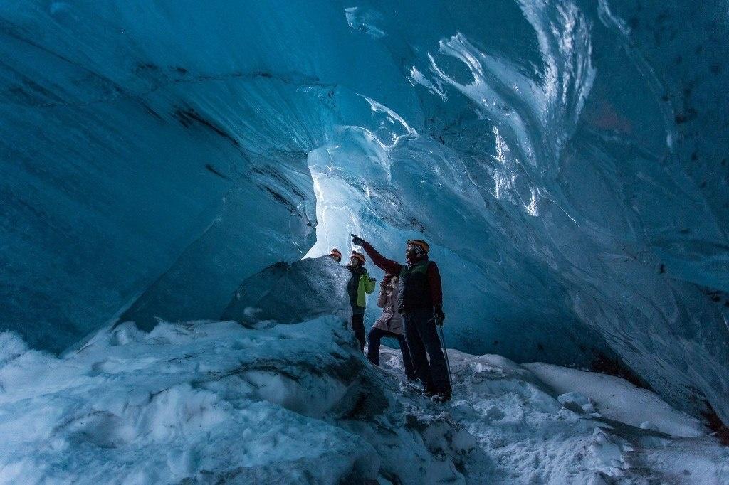 glaciar cueva Islandia