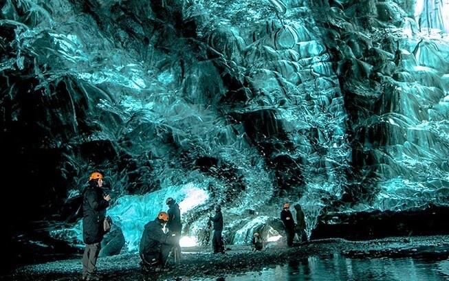 Ice cave on Iceland