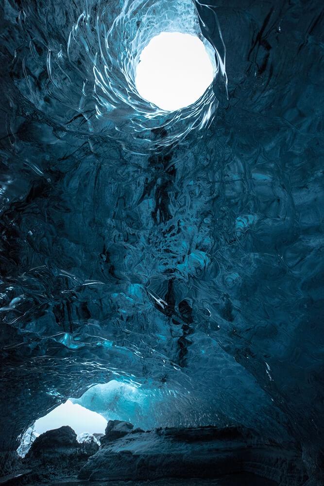 Excurion in ice cave Vatnajokull