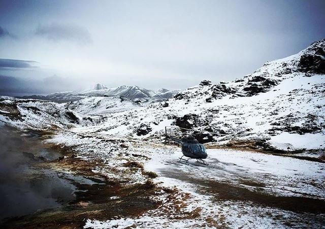 Helicopter tour in Iceland