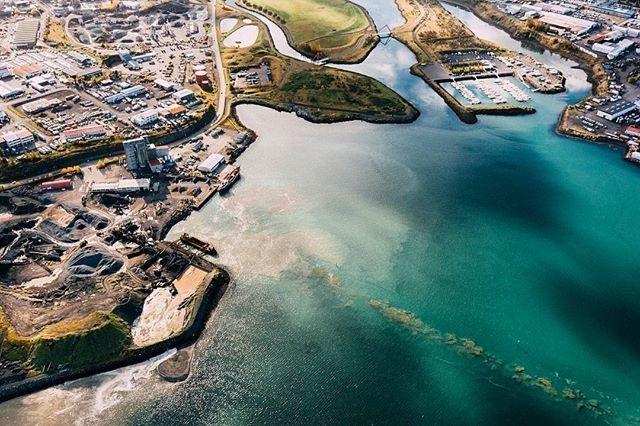 Reykjavík desde helicóptero