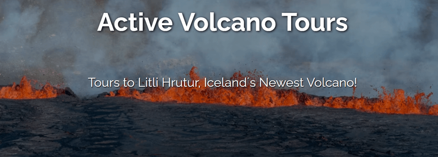 tour to volcanic eruption in Iceland in 2023