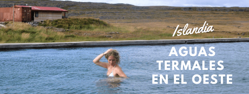 Piscinas termales en el oeste de Islandia