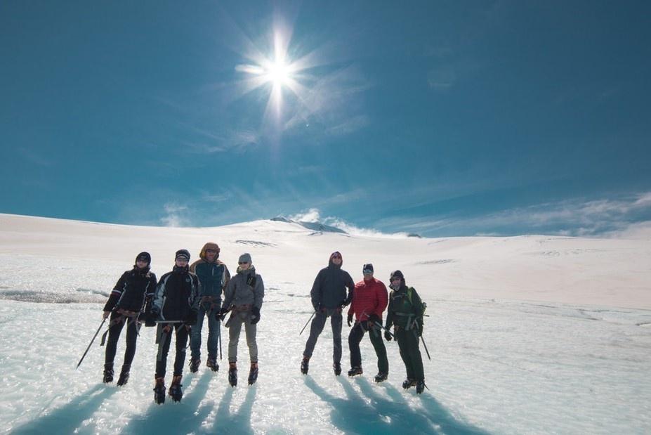 Caminata en el glaciar Snaefellsjokull