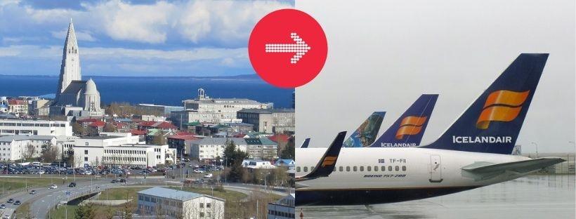 taxi traslado desde tu hotel en Reykjavík hasta aeropuerto en Keflavík