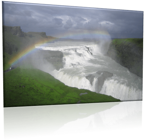 Gullfoss en Islandia Cascada dorada Gullfoss
